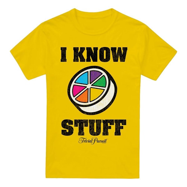 Trivial Pursuit Herr Jag Vet Saker T-shirt XL Gul Yellow XL
