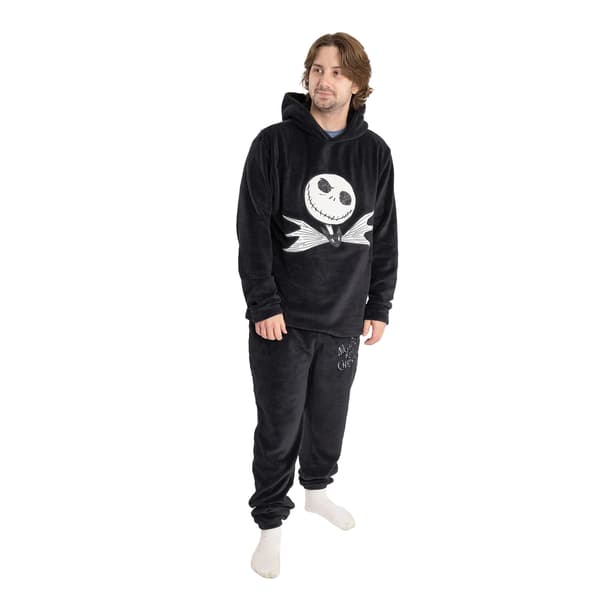The Nightmare Before Christmas Herr Ansikte Långärmad Lång Pyjamas Black L