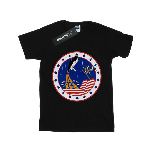 NASA Boys Classic Rocket 76 T-shirt 9-11 år svart Black 9-11 Years