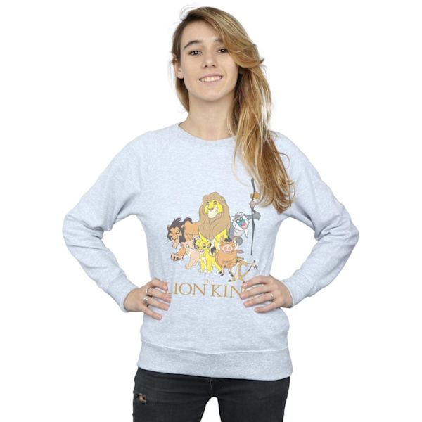 Disney Dam/Dam The Lion King Group Sweatshirt S Sports Gr Sports Grey S