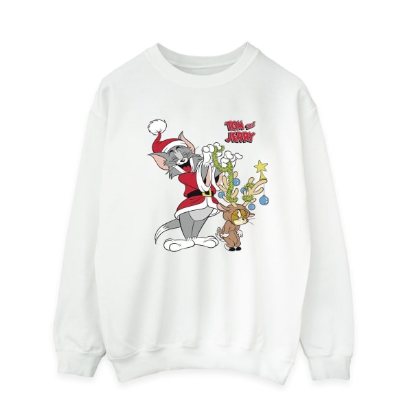 Tom & Jerry Jul Ren Sweatshirt L Vit White L