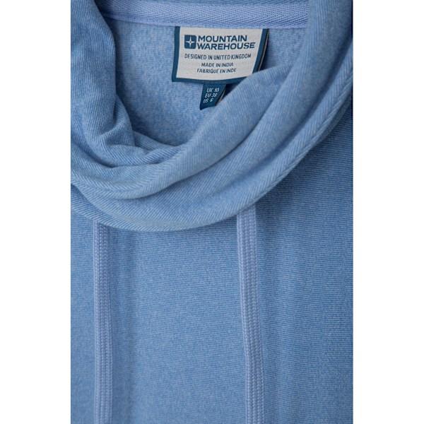 Mountain Warehouse Dam/Dam Hebridean Fleece Tröja med Krage Pale Blue 12 UK