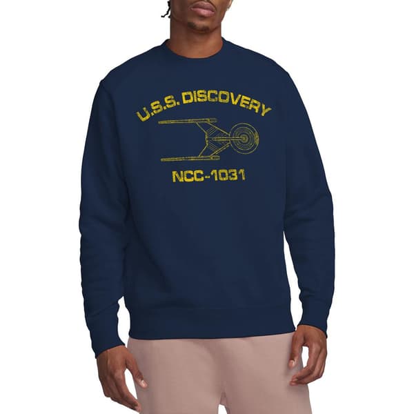 Star Trek: Discovery Unisex Vuxen Träningströja S Marinblå Navy S