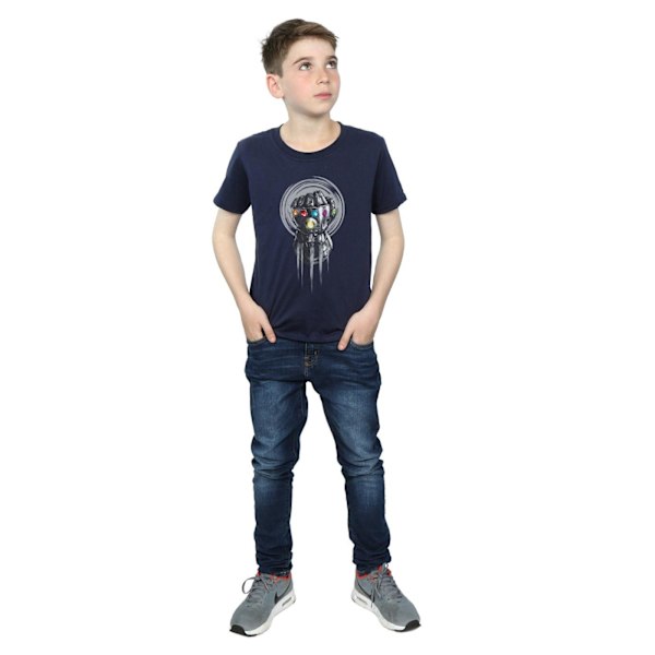 Marvel Boys Avengers Infinity War Power Fist T-shirt 5-6 år Navy Blue 5-6 Years