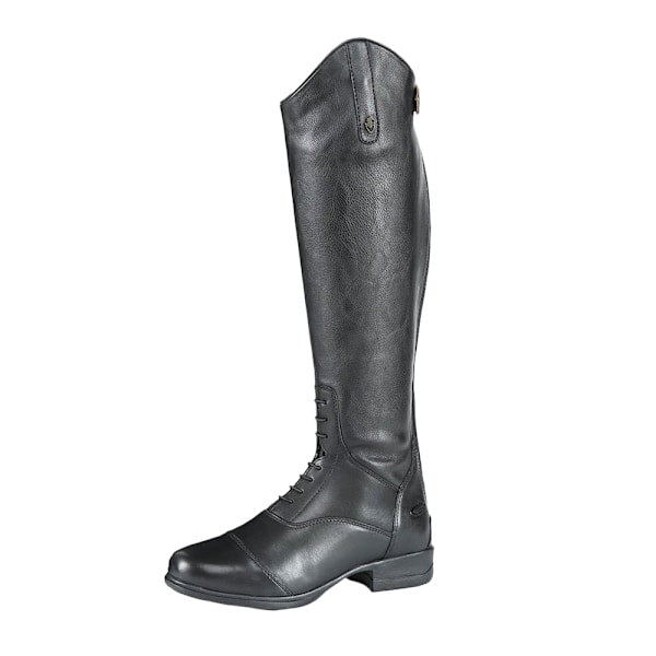 Moretta Dam/Dam Gianna Läder Långa Ridstövlar 4 UK Tal Black 4 UK Tall/Slim