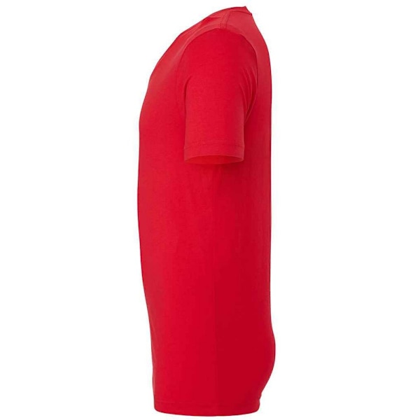 Bella + Canvas Unisex V-ringad T-shirt för vuxna M Röd Red M