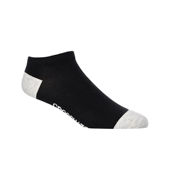 Crosshatch Mens Vitalblack Trainer Socks (5-pack) One Size B Black One Size