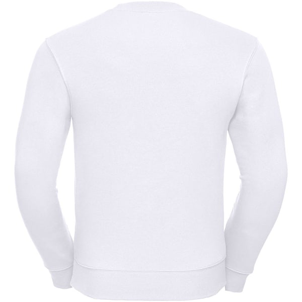 Russell Herr Authentic Sweatshirt (Smalare Passform) M Vit White M