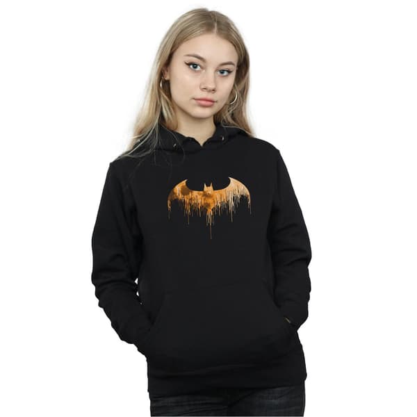 DC Comics Dam/Kvinnor Batman Arkham Knight Halloween Måne Logotyp Black S