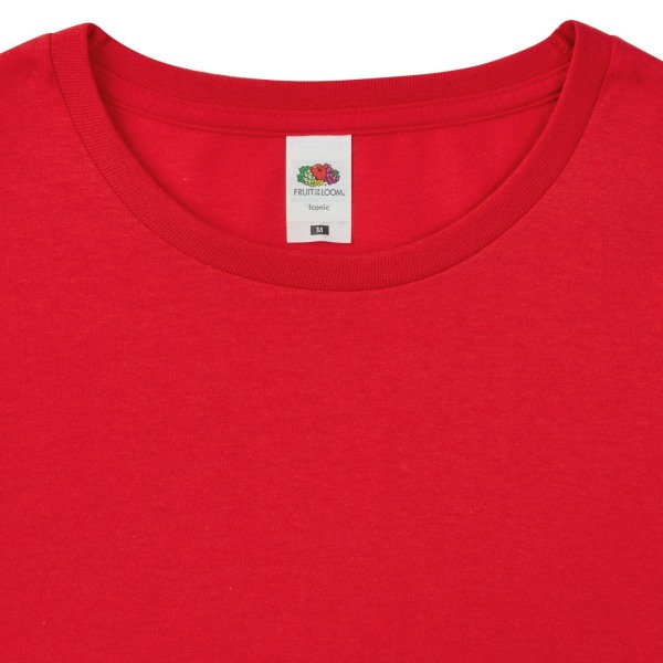 Fruit Of The Loom Herr Iconic 150 Långärmad T-Shirt M Röd Red M