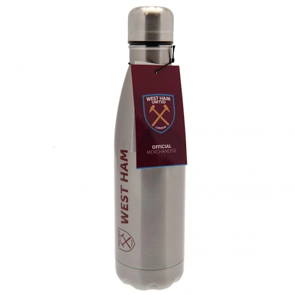 West Ham United FC Termosflaska One Size Silver/Claret Röd Silver/Claret Red One Size