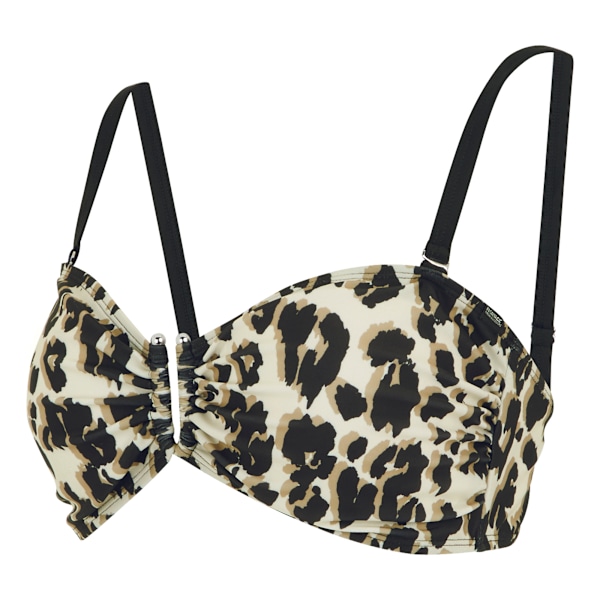 Regatta Aceana III Leopardmönstrad Bikinitop för Kvinnor Storlek 10 UK Natural 10 UK