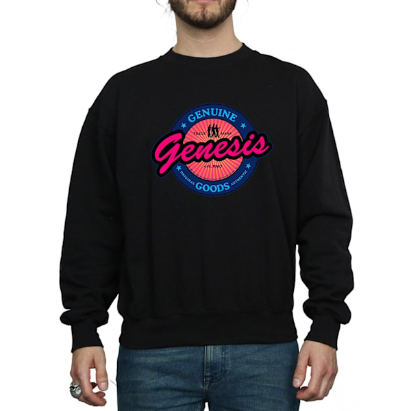 Genesis Mens Neon Logo Sweatshirt 3XL Svart Black 3XL