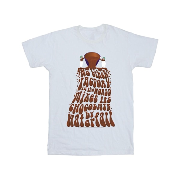 Willy Wonka Flickor Choklad Vattenfall Bomull T-shirt 9-11 År White 9-11 Years