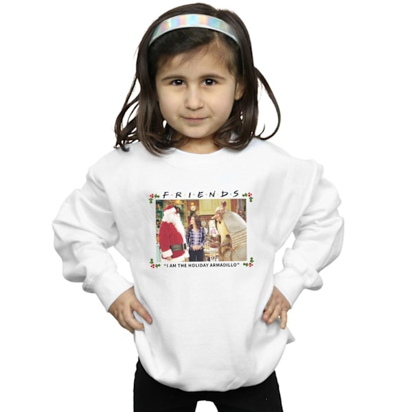 Friends Girls I Am The Holiday Armadillo Sweatshirt 9-11 år White 9-11 Years