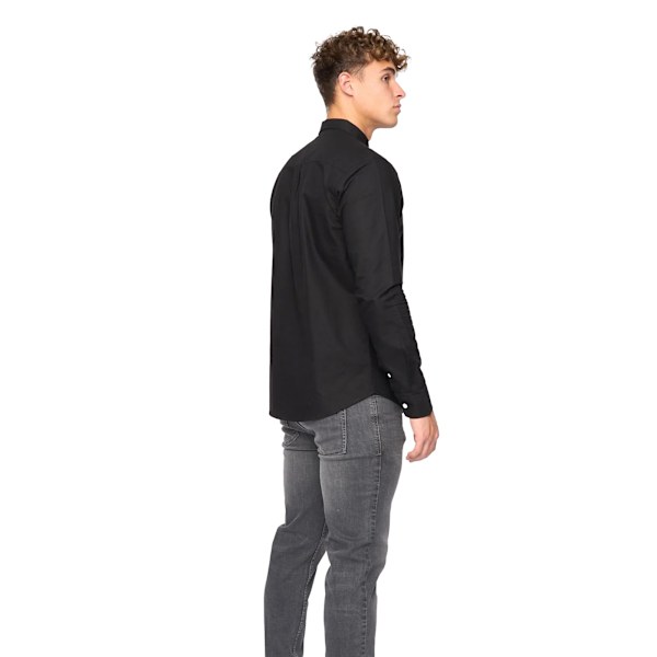Bewley & Ritch Herr Chatmen Oxford Slim Skjorta M Svart Black M