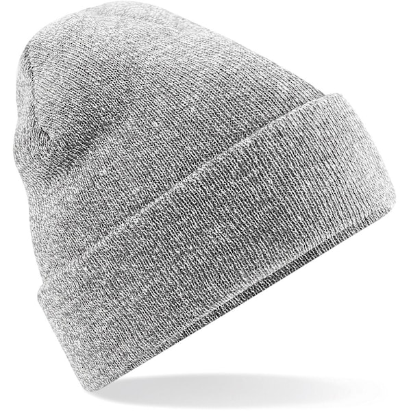 Beechfield Soft Feel Stickad Vintermössa En Storlek Heather Heather One Size