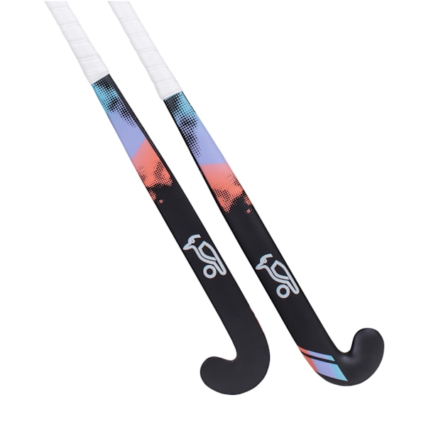 Kookaburra Echo L-Bow Hockeyklubba 37.5 tum Svart/Flerfärgad Black/Multicoloured 37.5in