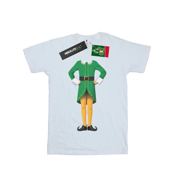 Elf Herr Buddy Kostym T-Shirt M Vit White M