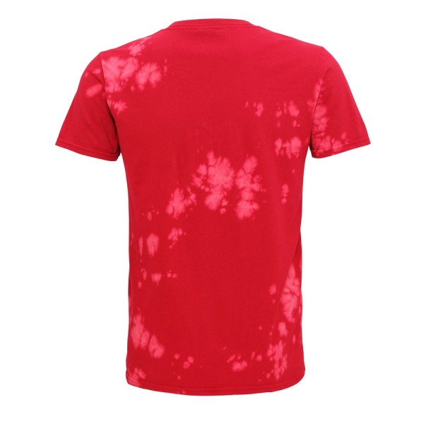 Unisex unisex blekt t-shirt S UK Röd Red S UK