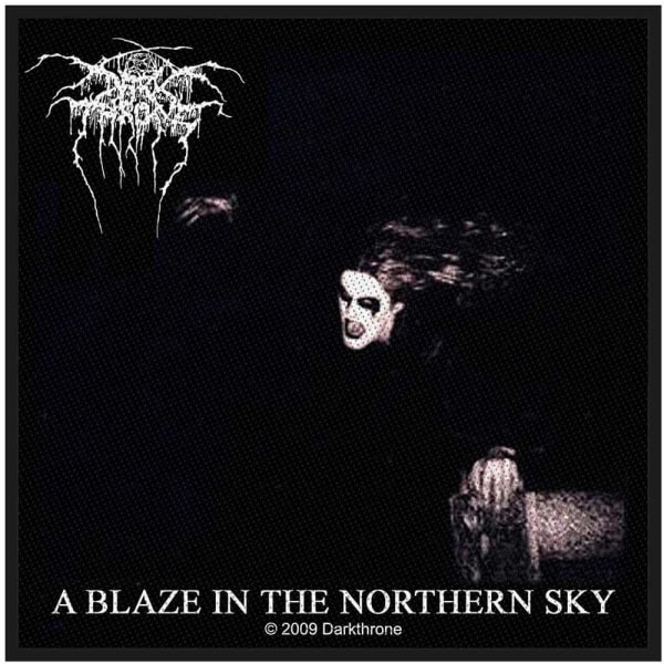 Darkthrone A Blaze In The Northern Sky Patch One Size Black/Whi Black/White One Size