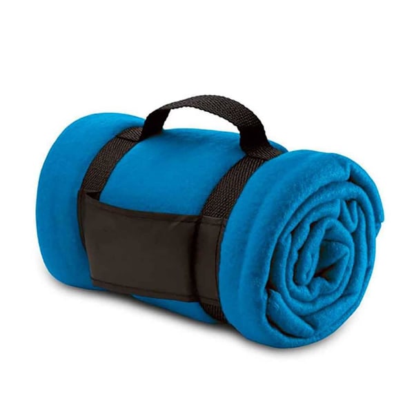 SOLS Stavenger Fleece Pläd Filt One Size Royal Blue Royal Blue One Size