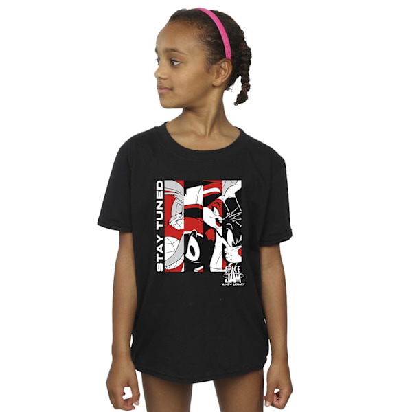 Space Jam: A New Legacy Girls Stay Tuned Bomull T-shirt 5-6 år Black 5-6 Years