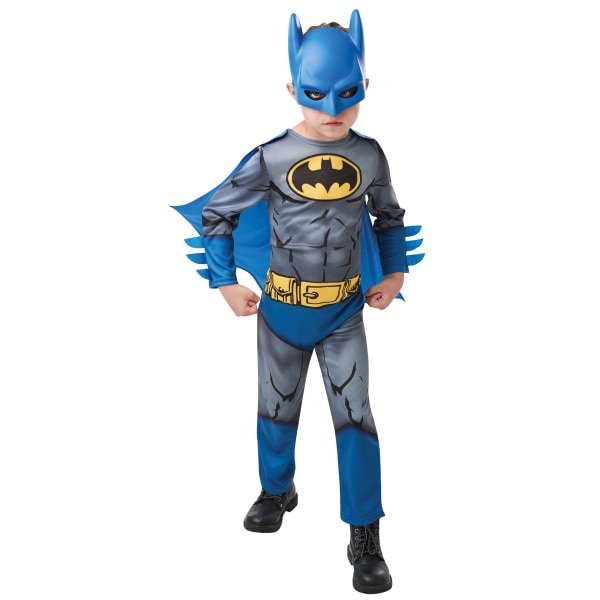 Batman Boys Core Costume 3-4 år Blå/Grå Blue/Grey 3-4 Years