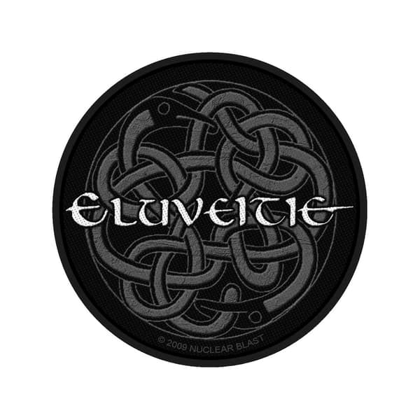 Eluveitie Celtic Knots Patch One Size Svart/Grå/Vit Black/Grey/White One Size