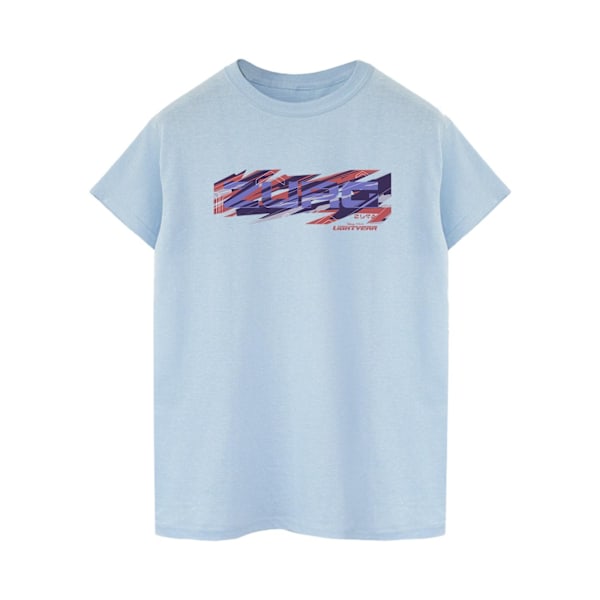 Disney Dam/Damer Lightyear Zurg Graphic Title Bomull Boyfriend T-Shirt XL Baby Blue Baby Blue XL
