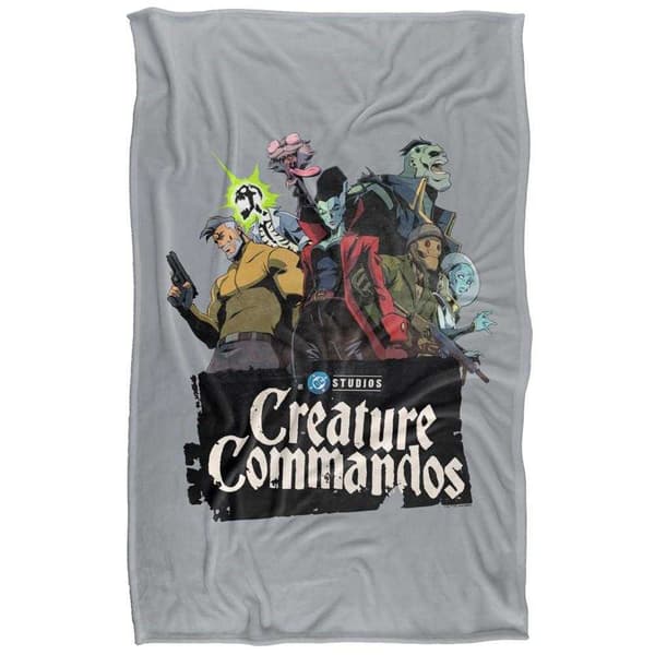 Creature Commandos Grupposition Supersoft Filt 152cm x 127cm M Multicoloured 152cm x 127cm