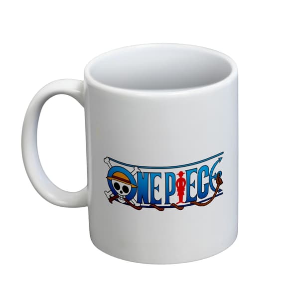 One Piece Stråhatt 325 ml Mugg En Storlek Vit White One Size