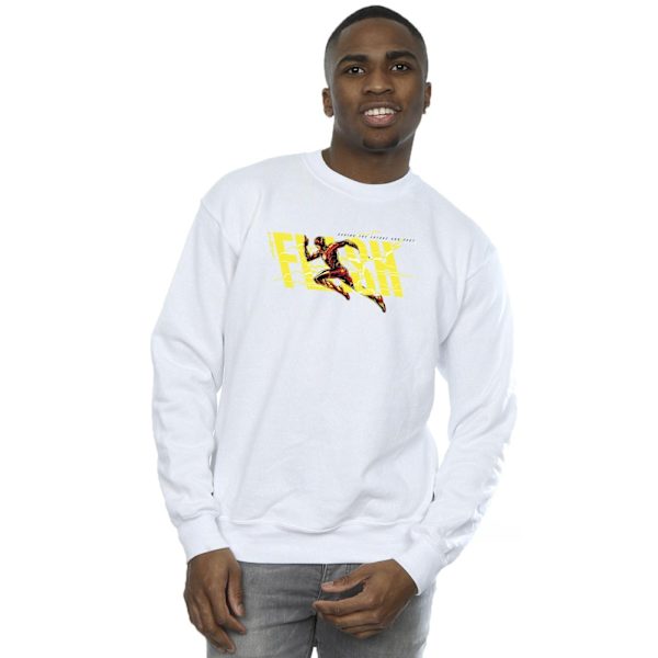 DC Comics Herr The Flash Lightning Dash Sweatshirt M Vit White M