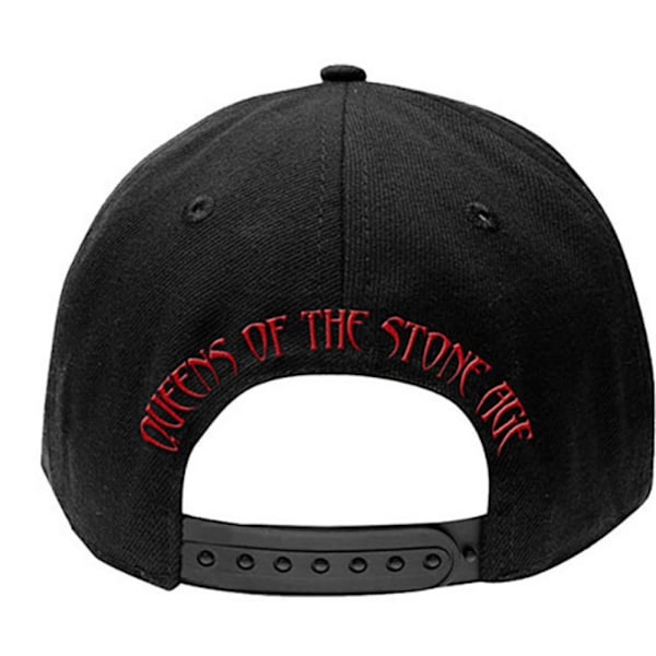 Queens Of The Stone Age Unisex Vuxen Q Logotyp Basebollkeps En Storlek Svart/Röd Black/Red One Size
