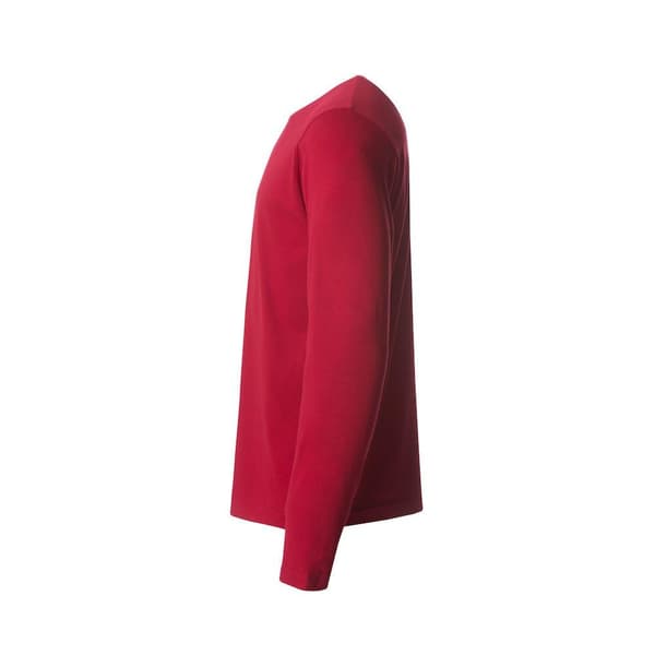 Clique Långärmad T-shirt för män, Basic, XL, Röd Red XL