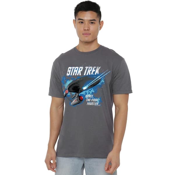 Star Trek Herr The Final Frontier T-Shirt M Kolgrå Charcoal M