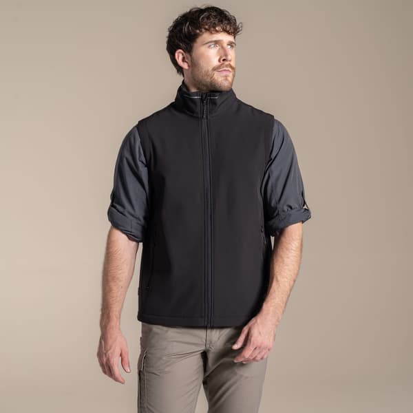 Craghoppers Herr Expert Basecamp II Softshell Gilet M Svart Black M