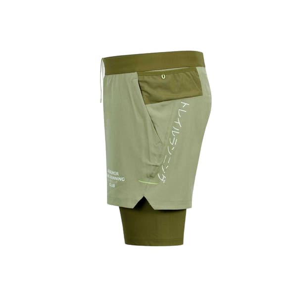 Karrimor Herr Performance 2 i 1 Löparshorts XL Oliv Olive XL