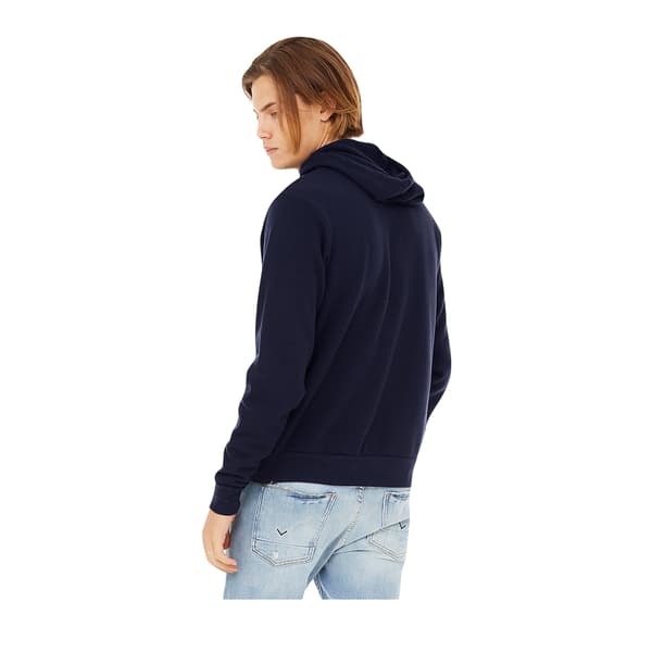 Bella + Canvas Unisex Pullover Polycotton Fleece Hooded Sweatsh Navy Blue XS