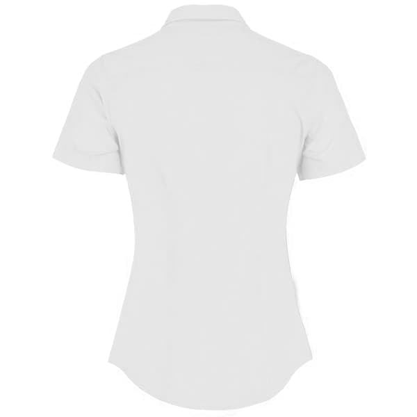 Kustom Kit Dam/Dam Short Sleeve Poplin Shirt 10 Vit White 10