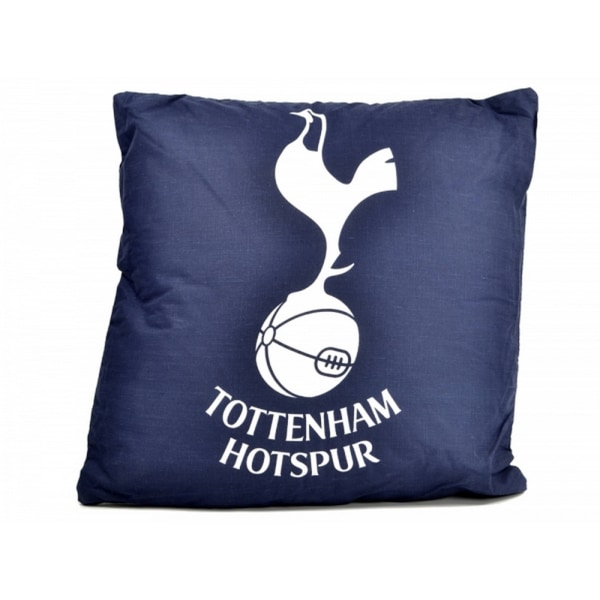 Tottenham Hotspur FC Official Football Crest Cushion One Size N Navy/White One Size