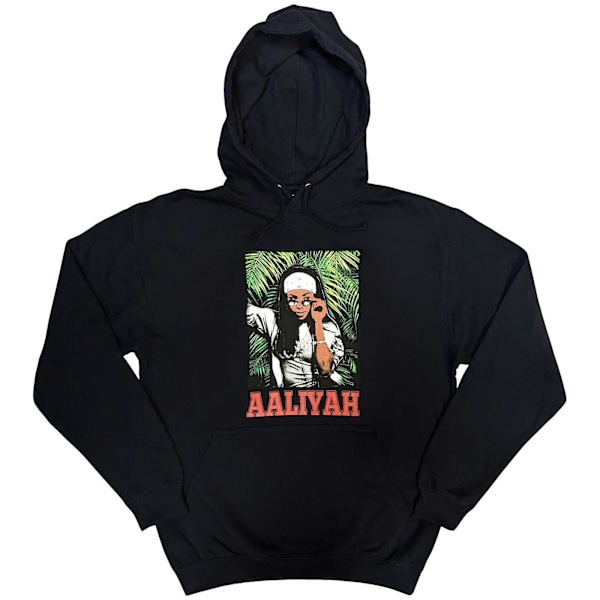 Aaliyah Unisex Vuxen Foliage Hoodie L Marinblå Navy Blue L