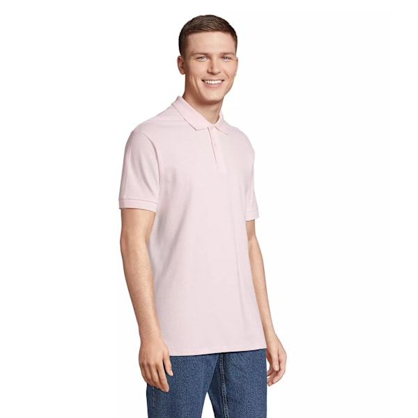 SOLS Unisex Vuxen Pacific Piqué Dubbelnålssöm Pikétröja L Pale Pink L