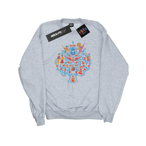 Disney Dam/Kvinnor Coco Träd Mönster Sweatshirt XL Heather Grå Heather Grey XL