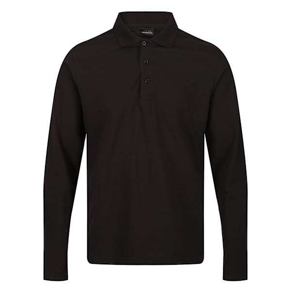Regatta Professional Långärmad Pikétröja för Män 4XL Svart Black 4XL