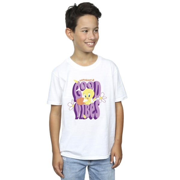 Looney Tunes Boys Tweeday Sunshine & Good Vibes T-shirt 3-4 år White 3-4 Years