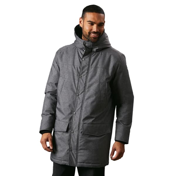 Maine Parka för män med ull-look S Grå Grey S