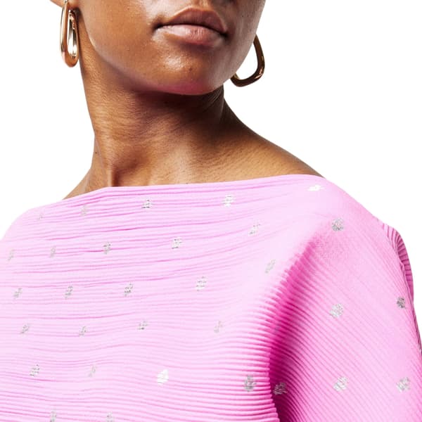 Never Fully Dressed Dam Off Shoulder Maxiklänning XS Rosa Pink XS