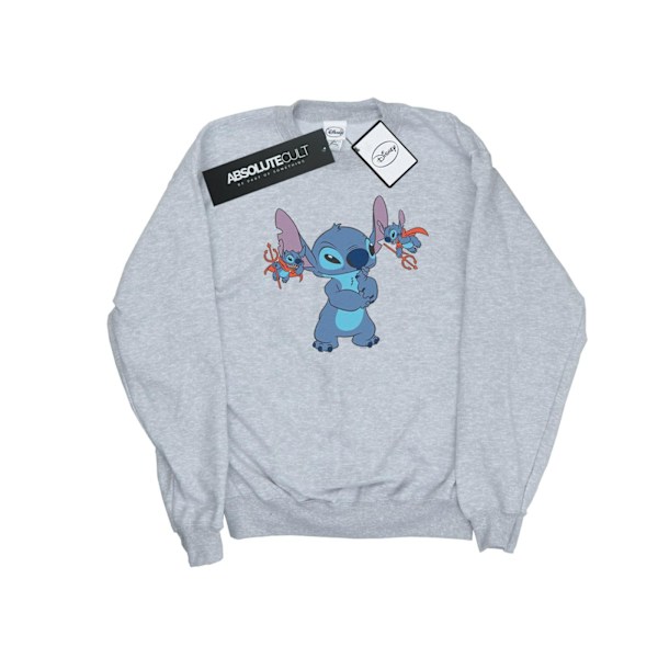 Disney Dam/Dam Lilo Och Stitch Little Devils Sweatshirt X Sports Grey XL