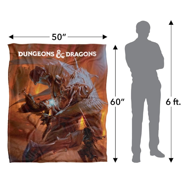 Dungeons & Dragons Player's Handbook Konstfilt One Size Vit White One Size
